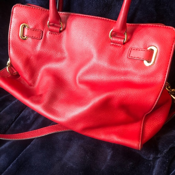 Mk red leather bag - Picture 5 of 10